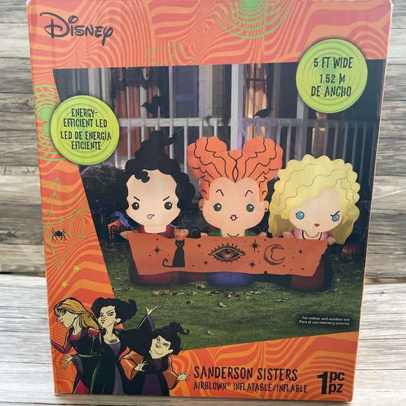 Disney Holiday Disney Hocus Pocus Sanderson Sisters Inflatable Htf